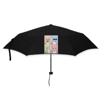 Cats Burmilla Cat - Umbrella (small) - black - Front