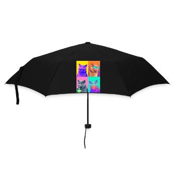 Cats British Shorthair Cat - Umbrella (small) - black - Front