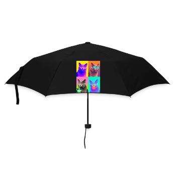 Cats Carthusian Cat - Umbrella (small) - black - Front