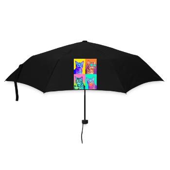 Cats Egyptian Mau Cat - Umbrella (small) - black - Front