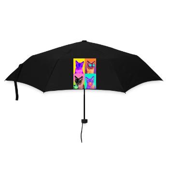 Chats Chat birman européen - Parapluie standard - noir - Devant
