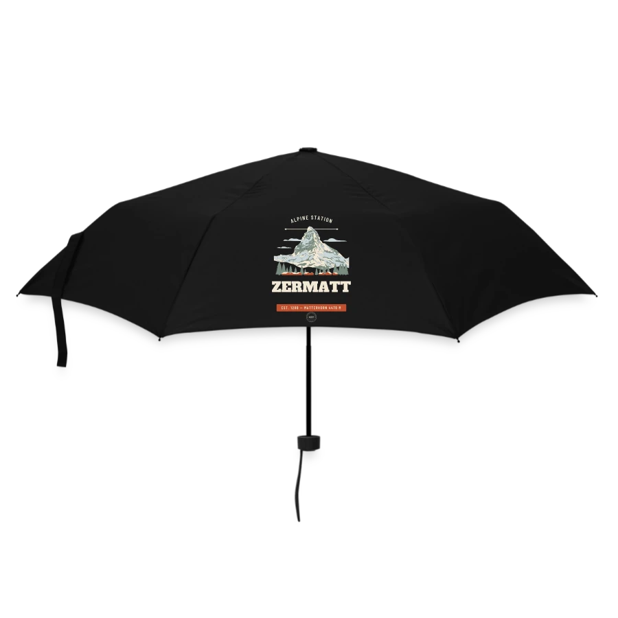 Zermatt-märke på en umbrella (small), black
