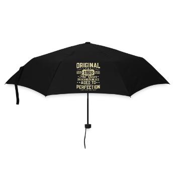 Original 1965 Vintage Jahrgang Retro Geburtstag - Regenschirm (klein) - Schwarz - Vorne