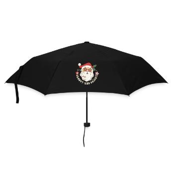 Groovy & Bright Christmas Retro Christmas Song - Umbrella (small) - black - Front