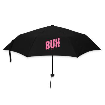 A spooky buh in pink for halloween - Umbrella (small) - black - Front
