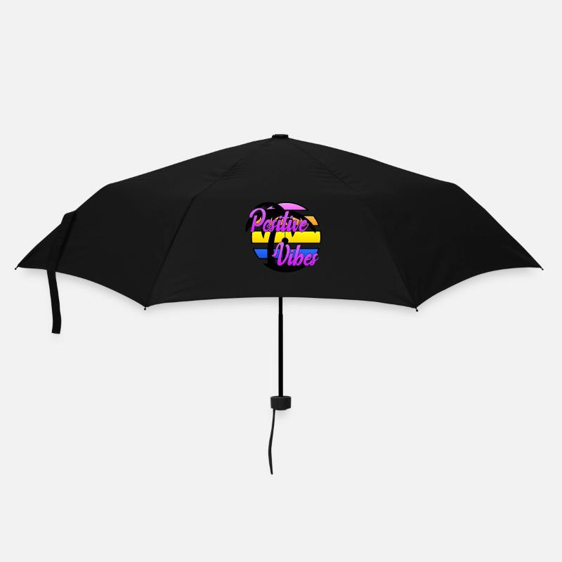 Positive Vibes - Umbrella (small) - black