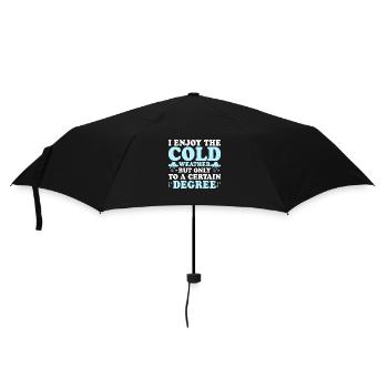 J’aime le météorologue par temps froid - Parapluie standard - noir - Devant