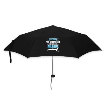 Je suis désolé pour ce que j’ai dit avant de faire Pilates fit - Parapluie standard - noir - Devant