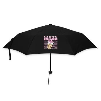 Bobaholic - Regenschirm (klein) - Schwarz - Vorne