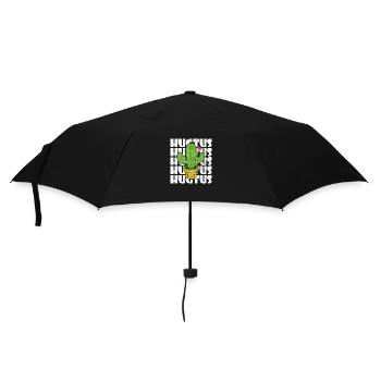 Hugtus cute kawaii cactus who gives free hugs - Umbrella (small) - black - Front