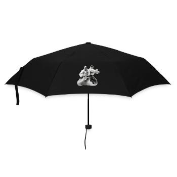 2 Jiu Jitso Fighter Gift - Umbrella (small) - black - Front