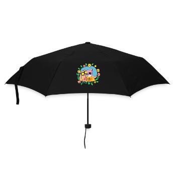 Le chien et le chat sont les meilleurs amis - Parapluie standard - noir - Devant