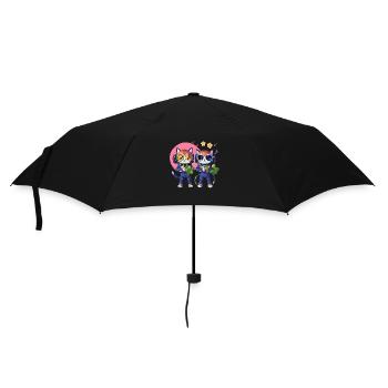 Cat - Umbrella (small) - black - Front