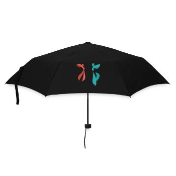 Dancing Dance Music - Umbrella (small) - black - Front