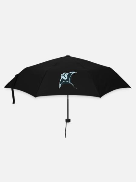 Meerestiere - Regenschirm (klein) - Schwarz