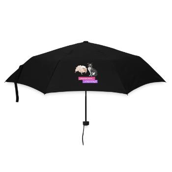 Schafe hüten Mama - Regenschirm (klein) - Schwarz - Vorne
