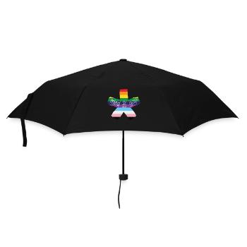 blockedTitle - Regenschirm (klein) - Schwarz - Vorne