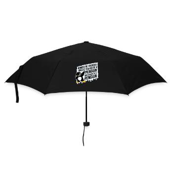 Sei immer du selbst, es sei denn, du kannst ein Pinguin sein - Regenschirm (klein) - Schwarz - Vorne