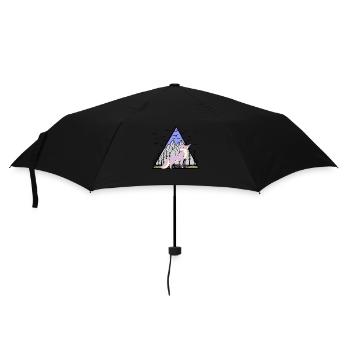 Fox, Wildlife, Wilderness, Nature, Flower, Foxes, Fantasy - Umbrella (small) - black - Front
