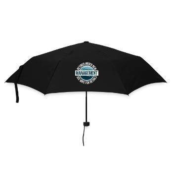 Retired Under New Management See Wife For Details - Umbrella (small) - black - Front