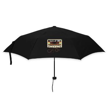 Legendärer Jahrgang 1983 - Regenschirm (klein) - Schwarz - Vorne
