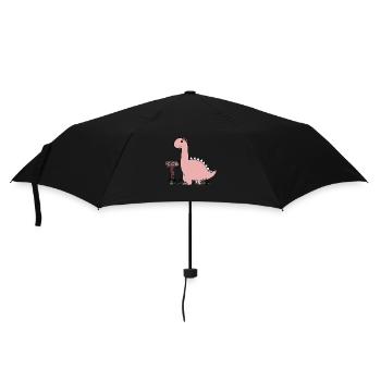 Dino Hanna - Regenschirm (klein) - Schwarz - Vorne