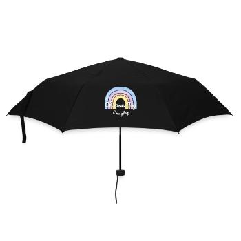 Sag´ja zum Leben - mit Stil! - Regenschirm (klein) - Schwarz - Vorne