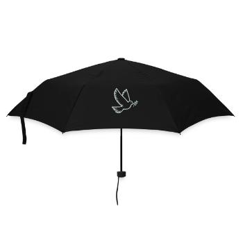 Dove of Peace - Umbrella (small) - black - Front