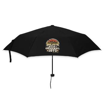 Octobre 1973 Cadeau d’anniversaire de naissance - Parapluie standard - noir - Devant