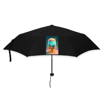 Zombie Gelée - Parapluie standard - noir - Devant