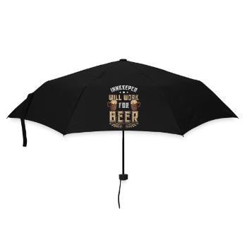 Restaurant Beruf Shots Saufen - Parapluie standard - noir - Devant