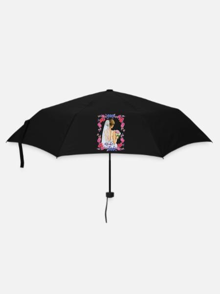 Bride To Be - Girly Girl - Umbrella (small) - black