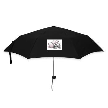 T CAR - Umbrella (small) - black - Front