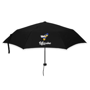 support ukraine ukrainebiene freiheit in blue-yellow - Umbrella (small) - black - Front