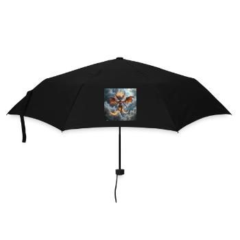 Fakiriana - Regenschirm (klein) - Schwarz - Vorne