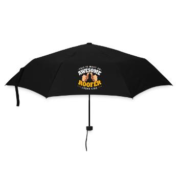 Dachdecker - Regenschirm (klein) - Schwarz - Vorne