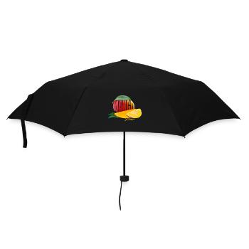 Mango Lover - Das Obst mit Urlaubsfeeling - Regenschirm (klein) - Schwarz - Vorne
