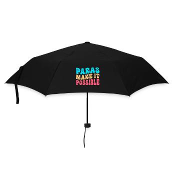 Paraprofessional Paraeducator Teacher Assistant - Umbrella (small) - black - Front