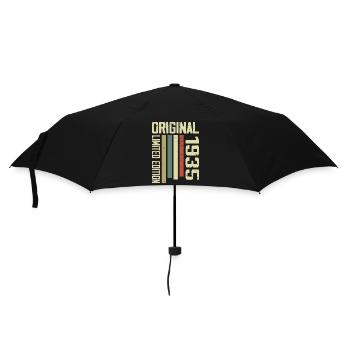 Retro 1935 Gift 89th Birthday Vintage 1935 - Umbrella (small) - black - Front