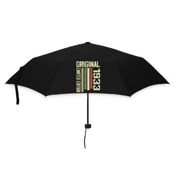 Retro 1933 cadeau 91e anniversaire Vintage 1933 - Parapluie standard - noir - Devant
