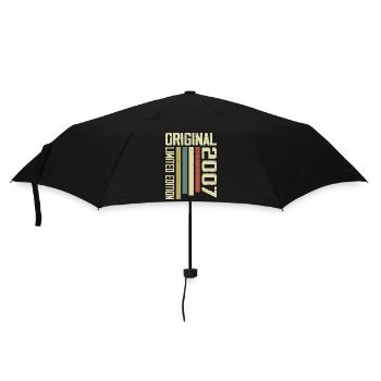Retro 2007 Vintage Geschenk zum 17. Jahrestag 1995 - Regenschirm (klein) - Schwarz - Vorne