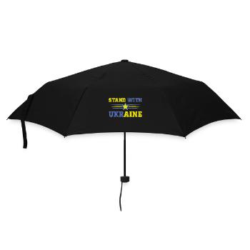 Ukraine Peace Flag No War - Umbrella (small) - black - Front