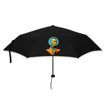 Retro Flash No43 - Regenschirm (klein) - Schwarz - Vorne