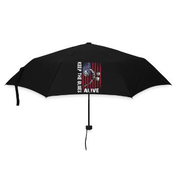 Le blues lives vintage blues design - Parapluie standard - noir - Devant