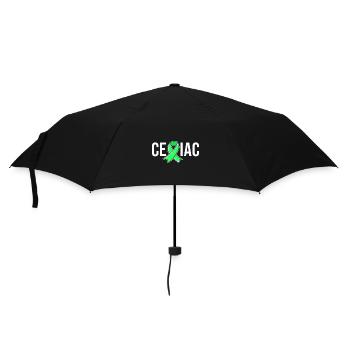 Glutenfrei Zöliakie - Regenschirm (klein) - Schwarz - Vorne