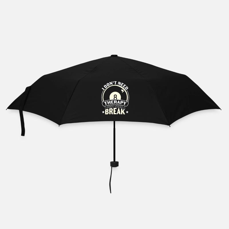 Billard Piscine Billard Billard Boule Billard Billard Cuisine 8Ball - Parapluie standard - noir