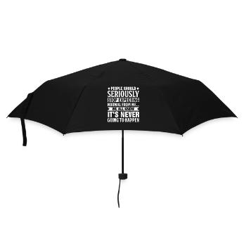 People should seriously stop normal from - Umbrella (small) - black - Front