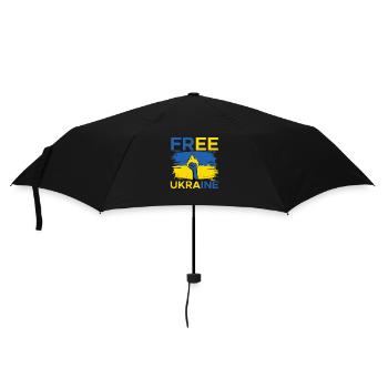 Ukraine Peace Flag No War - Umbrella (small) - black - Front
