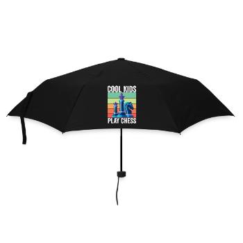 Échecs Enfants - Parapluie standard - noir - Devant
