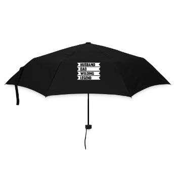 Welding Dad Welder Father Gift Husband - Umbrella (small) - black - Front